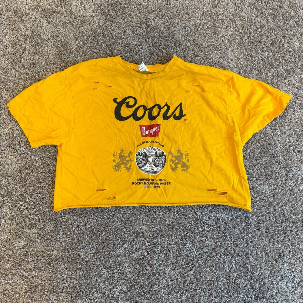 Coors Banquet Cropped T-Shitt